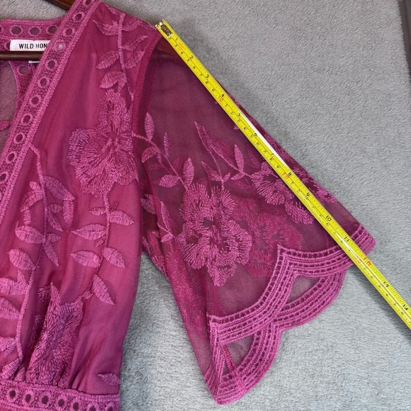 Floral Embroidered Romper Shorts - Picture 13 of 16